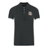 Aquascutum Branded Collar Black Polo Shirt